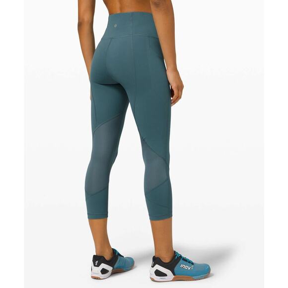 Lululemon Pace Rival HR Crop 22" Size 6 - Picture 1 of 8